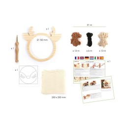 Kit Punch Needle Biche ø15cm