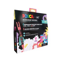Set Coloriage Mystère Posca en Edition Limitée