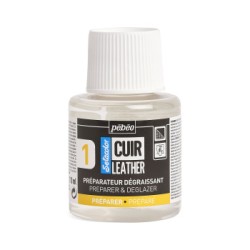 Préparateur dégraissant pour cuir Sétacolor, pot de 110ml
