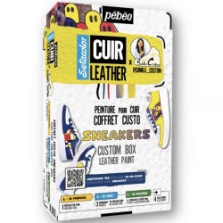 Coffret Customisation sneakers Setacolor Cuir Pébéo