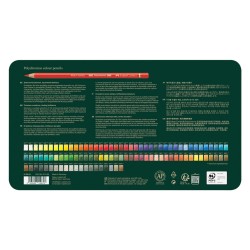 Boite métal de 102 crayons Polychromos Lightfastness Museum Conditions