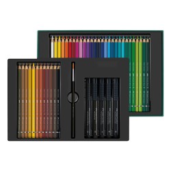 Coffret Mixed Media 40 crayons Albrecht Dürer + 5 feutres Pitt + 1 pinceau