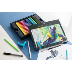 Coffret Mixed Média 32 crayons aquarellables Albrecht Dürer + 4 feutres Pitt