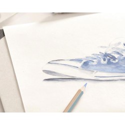 Bloc XL Aquarelle 300g/m² Canson à feuilles collées un côté