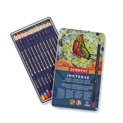 Boite métal de crayons Inktense Derwent