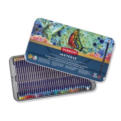 Boite métal de crayons Inktense Derwent