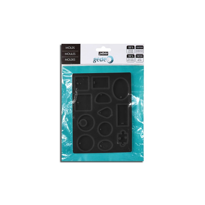 Moule silicone Formes géométriques n°2 x12 pcs