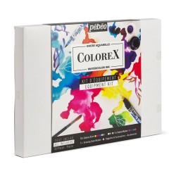Coffret encre aquarelle Colorex - Kit d'équipement tout inclus x38pcs