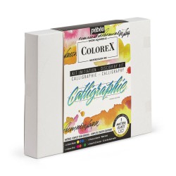 Coffret encre aquarelle Colorex - Kit d'initiation Calligraphie