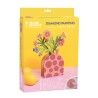 Kit créatif Diamond painting - Vase et fleurs à strasser Rouge