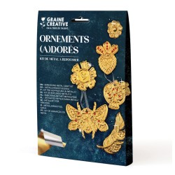 Kit créatif métal à repousser - Ornements (a)doré
