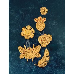 Kit créatif métal à repousser - Ornements (a)doré