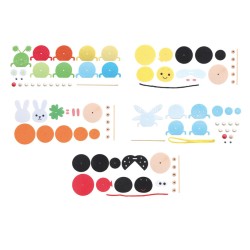 Kit créatif perles et feutrine - Petits animaux