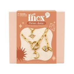 Kit DIY Bijoux inoxydables Les Inox - Parure dorée