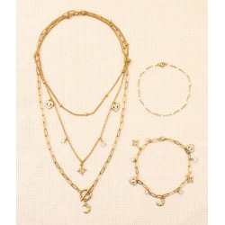 Kit DIY Bijoux inoxydables Les Inox - Parure dorée