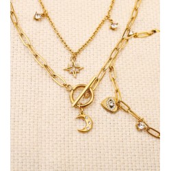 Kit DIY Bijoux inoxydables Les Inox - Parure dorée