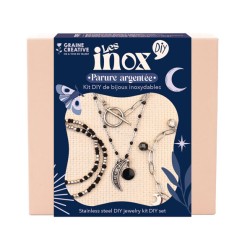 Kit DIY Bijoux inoxydables Les Inox - Parure argentée