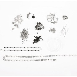 Kit DIY Bijoux inoxydables Les Inox - Parure argentée