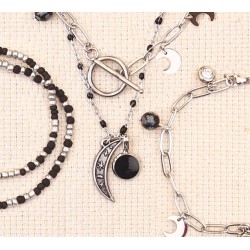 Kit DIY Bijoux inoxydables Les Inox - Parure argentée