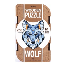 Puzzle en bois EWA 260pcs 35,6x27,4cm - Loup