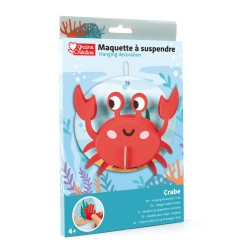 Maquette 3D en carton à suspendre - Crabe
