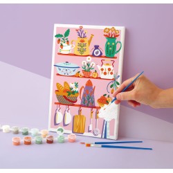 Peinture par numéro 20x30cm - Côté cuisine