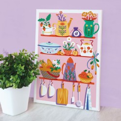 Peinture par numéro 20x30cm - Côté cuisine