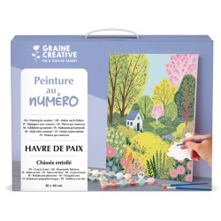 Peinture par numéro 30x40cm - Havre de paix