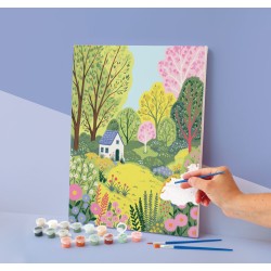 Peinture par numéro 30x40cm - Havre de paix