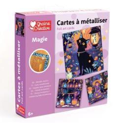 Kit Cartes à métalliser x3pcs - Magie