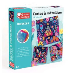 Kit Cartes à métalliser x3pcs - Insectes