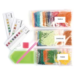 Cartes à strasser x3pcs - Inde