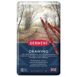Boite métal de crayons Drawing Derwent