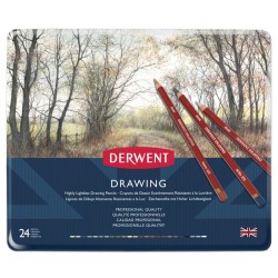 Boite métal de crayons Drawing Derwent