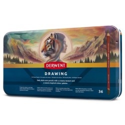 Boite métal de crayons Drawing Derwent
