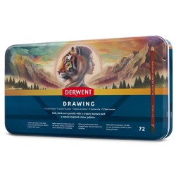 Boite métal de crayons Drawing Derwent