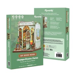 Kit maquette Book Nook en bois - Fleuriste des Champs-Elysées