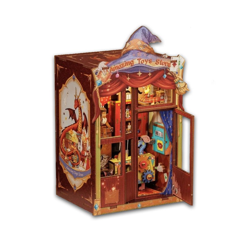 Kit maquette Book Nook en bois - Le magasin de jouets merveilleux