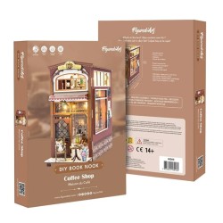 Kit maquette Book Nook en bois - Maison du café