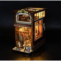 Kit maquette Book Nook en bois - Maison du café