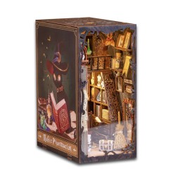 Kit maquette Book Nook en bois - Le pharmacien magique