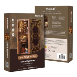 Kit maquette Book Nook en bois - Librairie éternelle