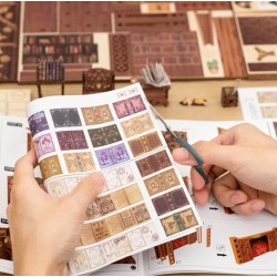 Kit maquette Book Nook en bois - Librairie éternelle