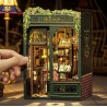 Kit maquette Book Nook en bois - Librairie des Hiboux