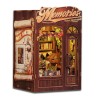 Kit maquette Book Nook en bois - Librairie musique et souvenirs