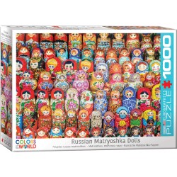 Puzzle 1000 pièces - Poupées russes Matriochkas