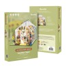 Kit maquette Maison miniature en bois - Serre et tournesols