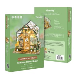 Kit maquette Maison miniature en bois - Serre ensoleillée