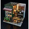 Kit maquette Maison miniature en bois - Café de l'après-midi