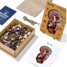 Puzzle en bois 2D x200pcs - Geisha et Ombrelle